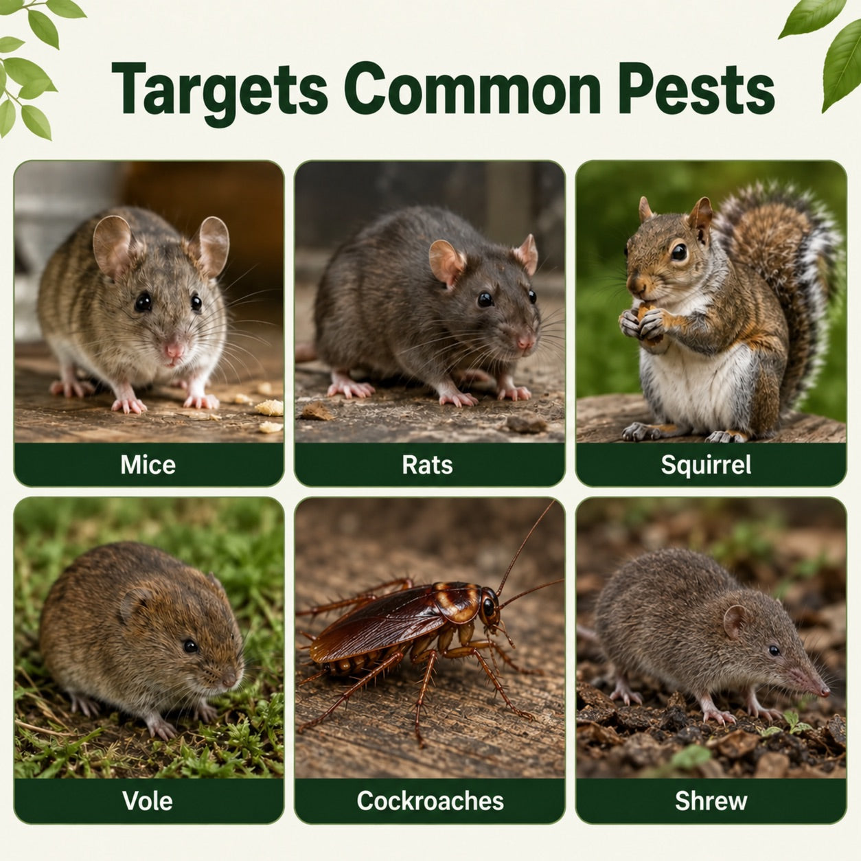 Natural Rodent Repellent Balls